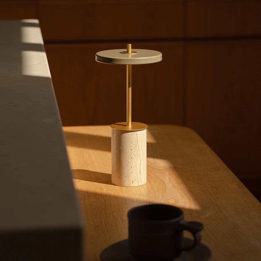 Asteria Move mini - Ler/Travertine/Messing