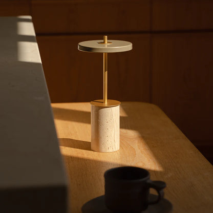 Asteria Move mini - Ler/Travertine/Messing