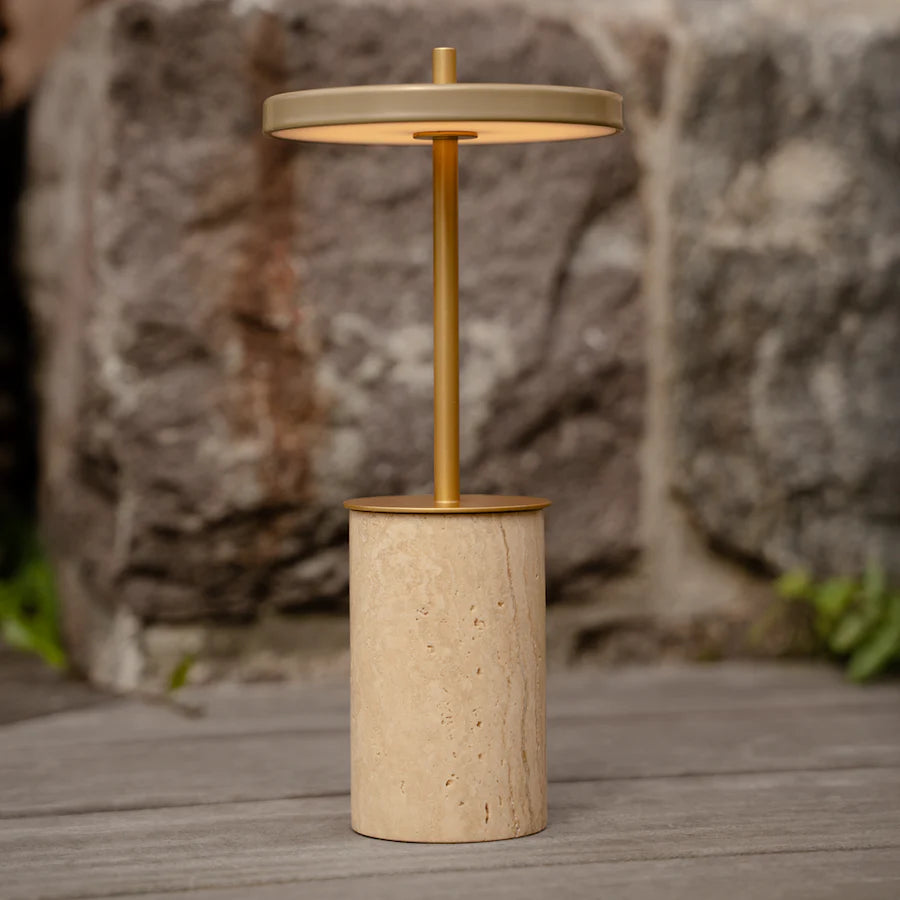 Asteria Move mini - Ler/Travertine/Messing
