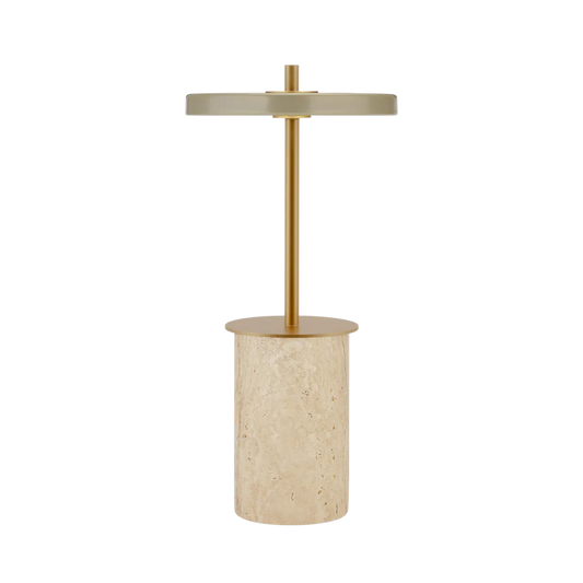 Asteria Move mini - Ler/Travertine/Messing