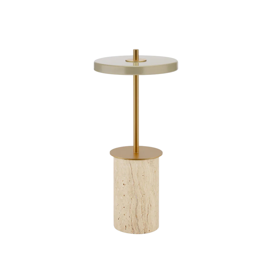 Asteria Move mini - Ler/Travertine/Messing