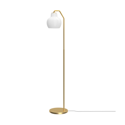 Louis Poulsen - VL Ring Crown Gulvlampe – Brass / Opal Glass