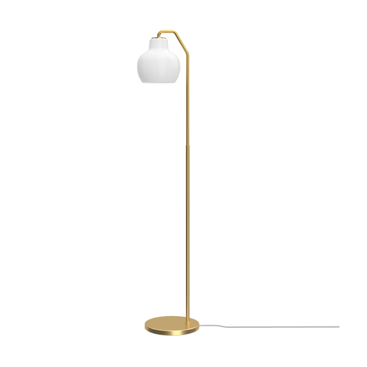 Louis Poulsen - VL Ring Crown Gulvlampe – Brass / Opal Glass