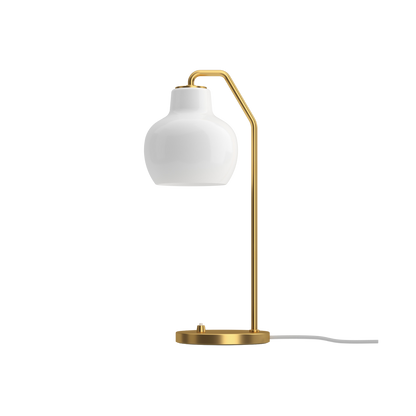 Louis Poulsen - VL Ringkrone Bordlampe – Brass / Opal Glass Ø150