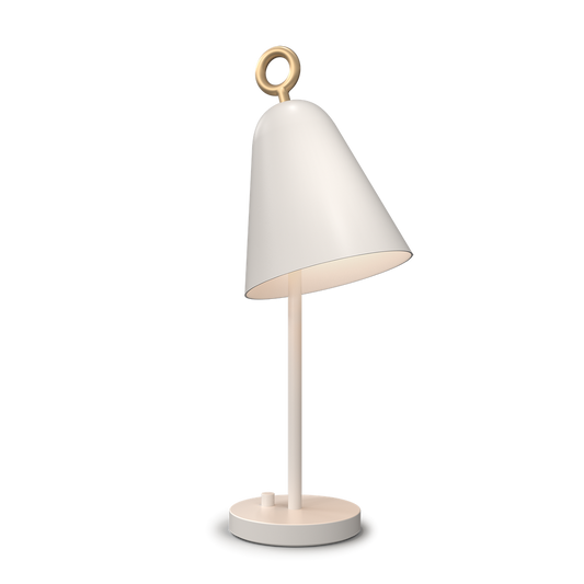 Herstal Bella bordlampe antikhvid E14