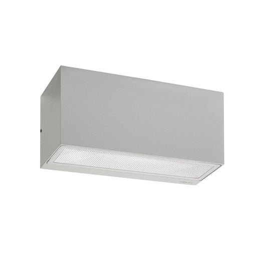 Norlys Asker Up/Down LED udendørs væglampe Aluminium fra Lampeexperten