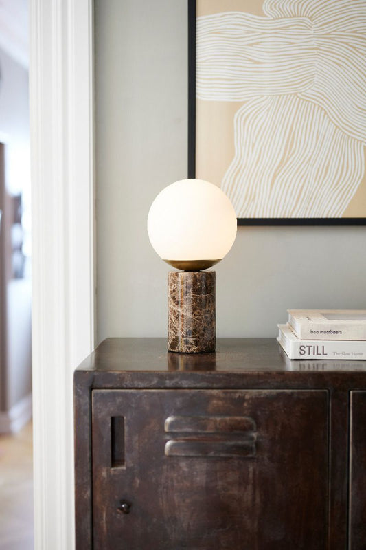 Nordlux - Lilly | Bord | Marmor Brun fra Lampeexperten