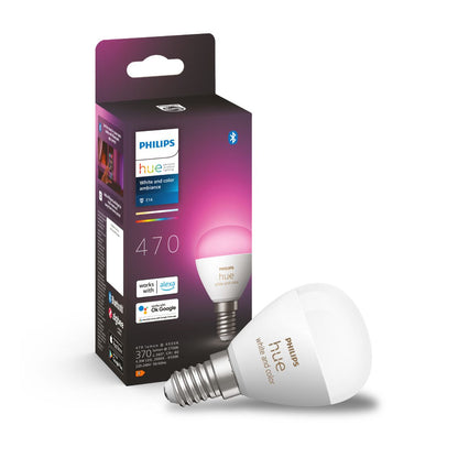 Philips Hue - Hue WCA 5,1W luster E14 krone - color