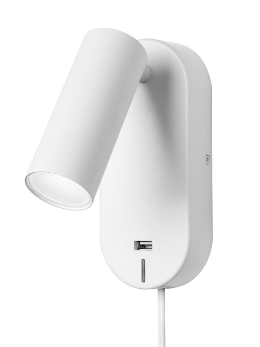 Nielsen Light - EGO USB Væglampe hvid fra Lampeexperten