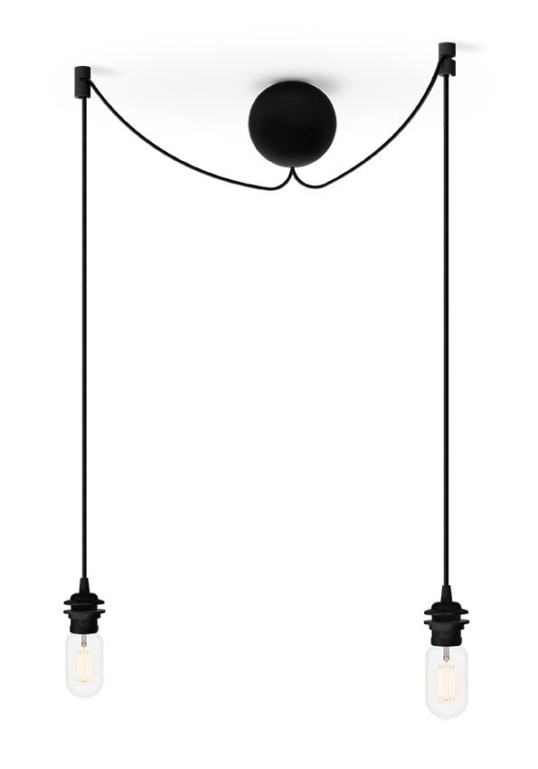 Umage - Cannonball Cluster 2 - Baldakin/Ophæng - Sort - fra Lampeexperten