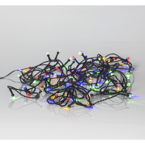 STAR TRADING -Lyskæde med diamantlys - 100 lys - multicolorfra Lampeexperten