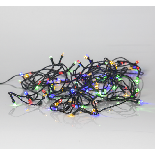 STAR TRADING -Lyskæde med diamantlys - 100 lys - multicolorfra Lampeexperten