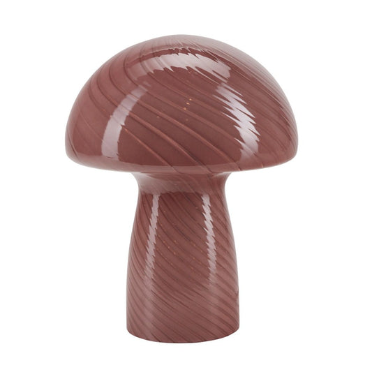 Bahne - Mushroom bordlampe Small - OLD ROSE fra Lampeexperten