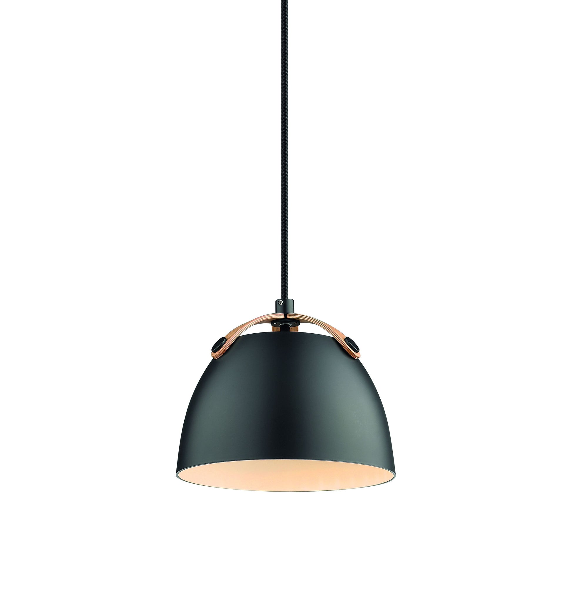 Halo Design - Oslo Pendel Sort/Eg Ø16 fra Lampeexperten