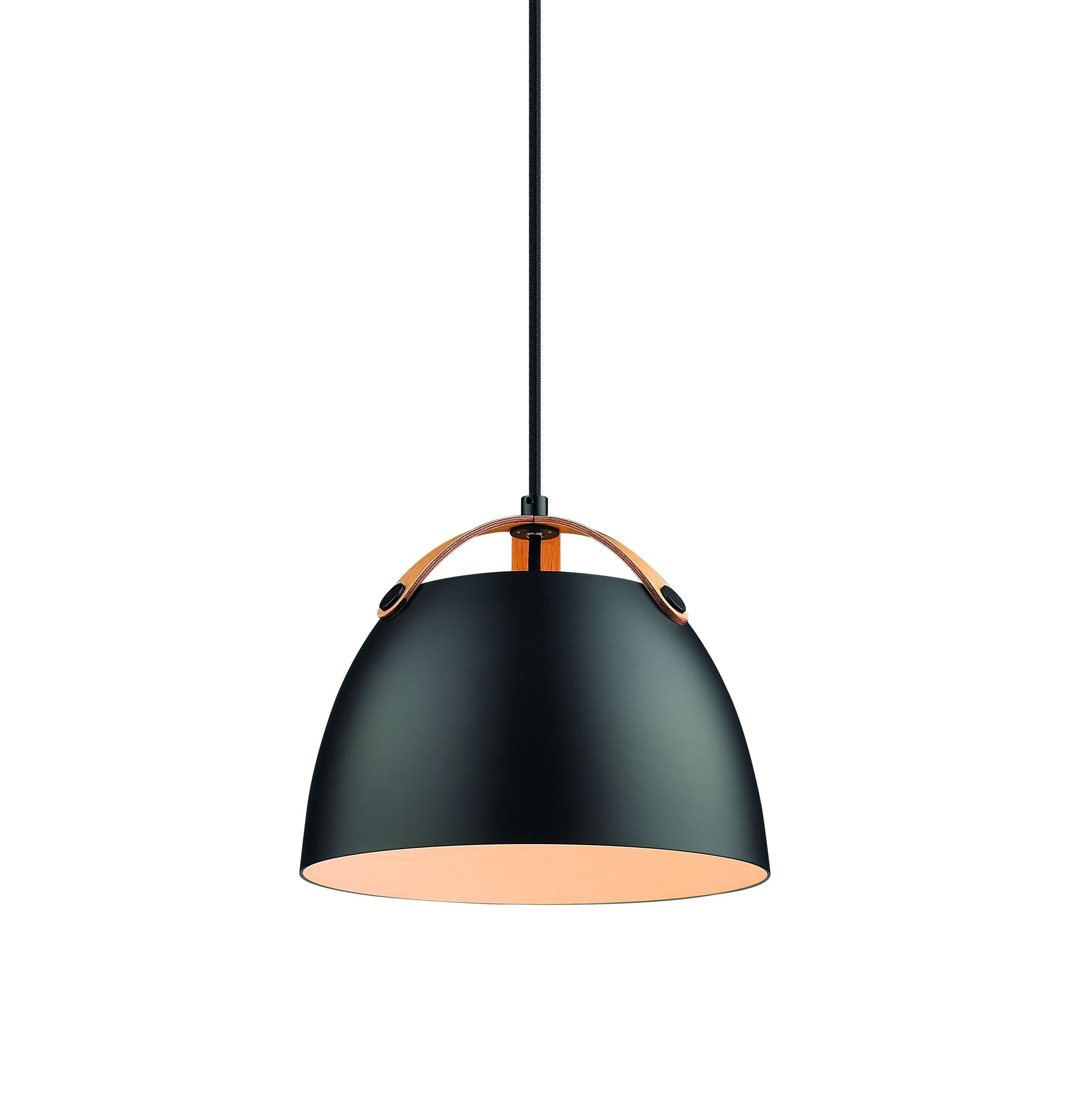 Halo Design - Oslo Pendel Sort/Eg Ø24 fra Lampeexperten