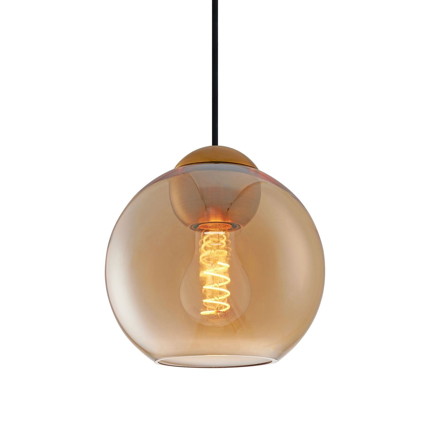 Halo Design - Bubbles Pendel Ø18 Rav/Antik Messing fra Lampeexperten