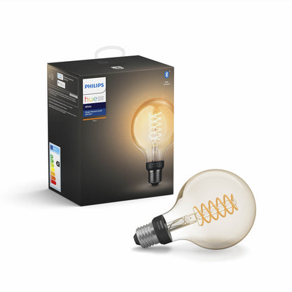 Philips Hue Hue Filament E27 Globe-lampa med Bluetooth