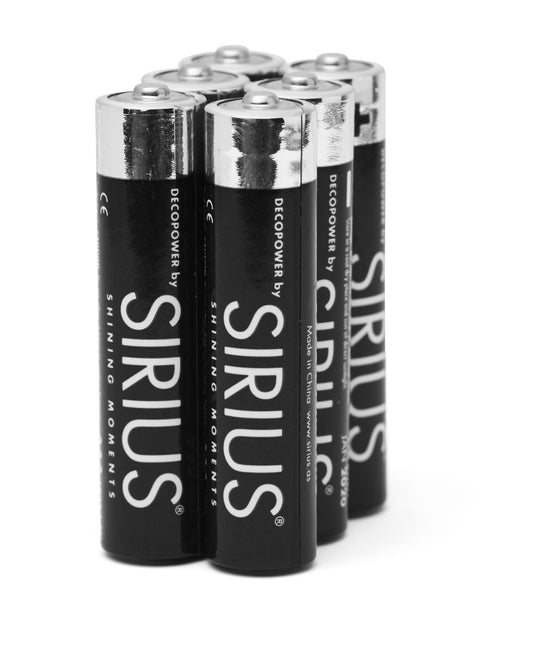 Sirius - 6x AAAA batterier fra fra Lampeexperten