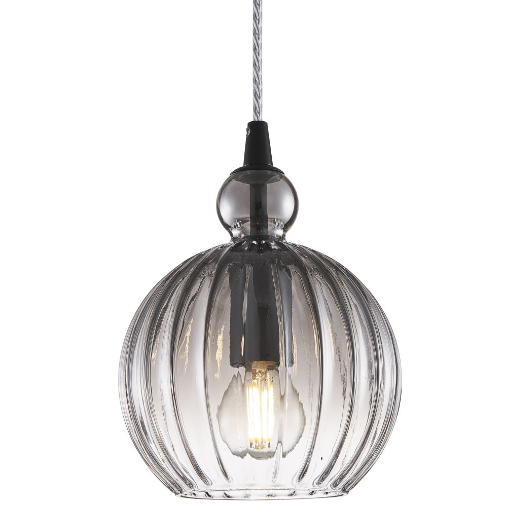 Halo Design - Ball Ball Pendel Smoke Ø15 fra Lampeexperten