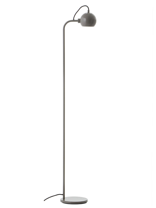FRANDSEN - Ball single gulvlampe glossy warm grey fra Lampeexperten