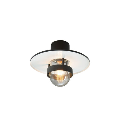 Norlys Bergen 271 udendørs loftlampe sort fra Lampeexperten