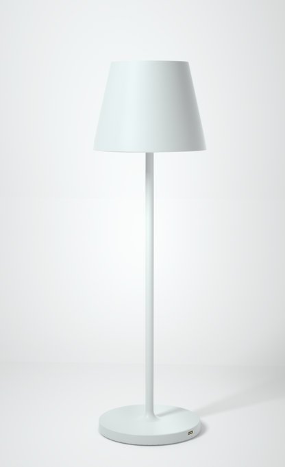 ALED - Calida Genopladelig Bordlampe Hvid - ALED fra Lampeexperten