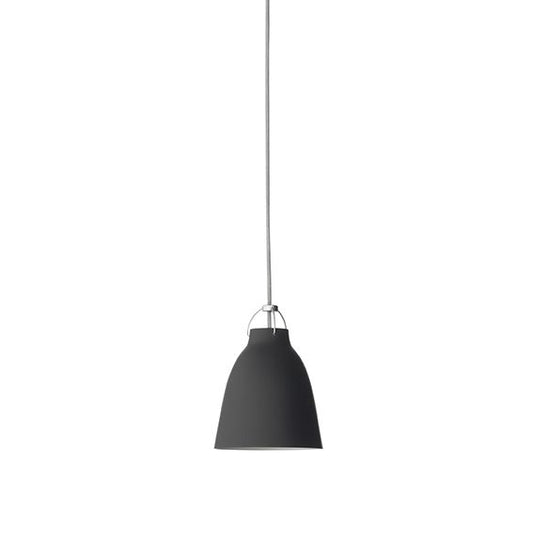 Fritz Hansen - Caravaggio Pendel P1 Mat Sort -   fra Lampeexperten