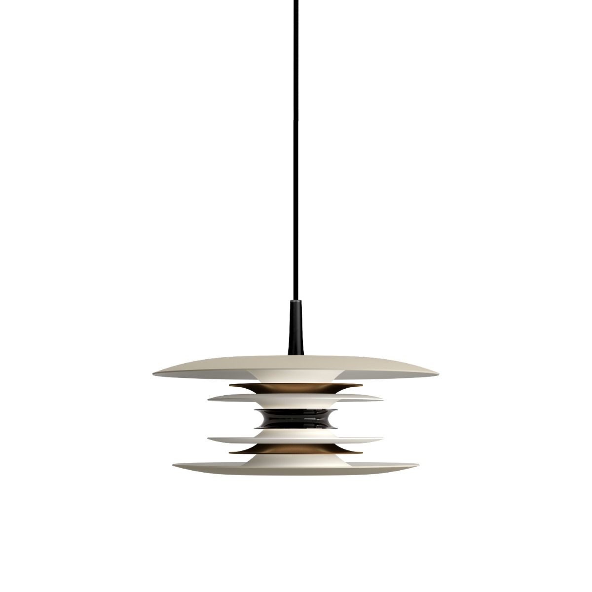 Belid - Diablo pendel D300 sand/metallisk brons G9 fra Lampeexperten