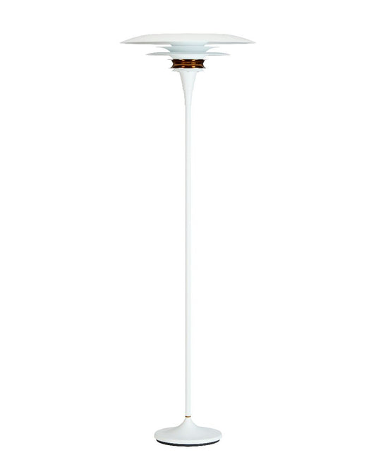 Belid - Diablo gulvlampe D500 hvid/messing E27 fra Lampeexperten