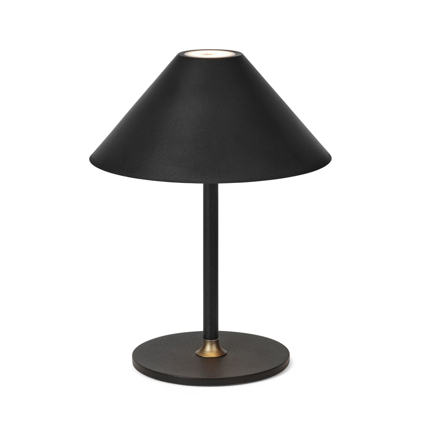 Halo Design - Hygge bordlampe Ø19 Graphit sort Batterifra Lampeexperten