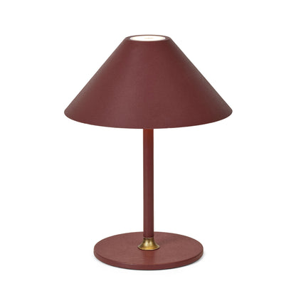 Halo Design - Hygge bordlampe Ø19 Maroon Batterifra Lampeexperten