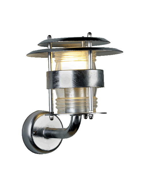 David Super-Light - JONAS Væglampe Galvaniseret E27