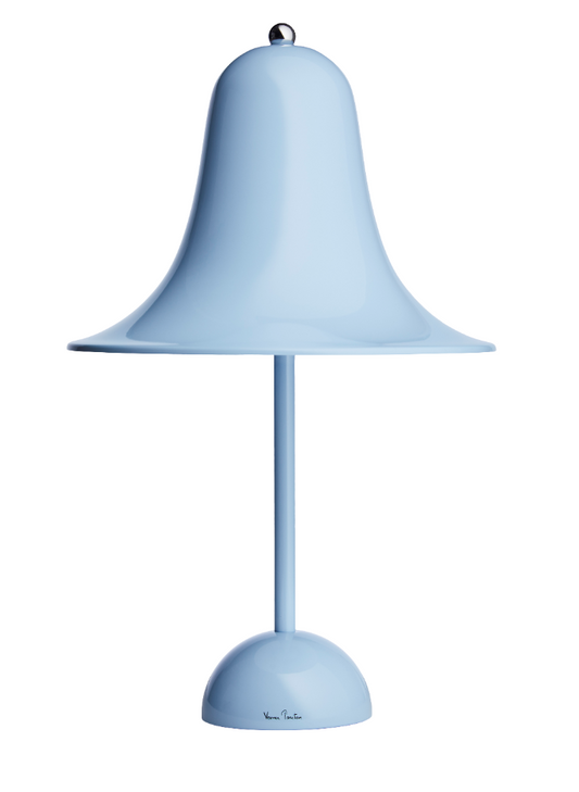 Verpan - Pantop Bordlampe Lys Blå  fra Lampeexperten