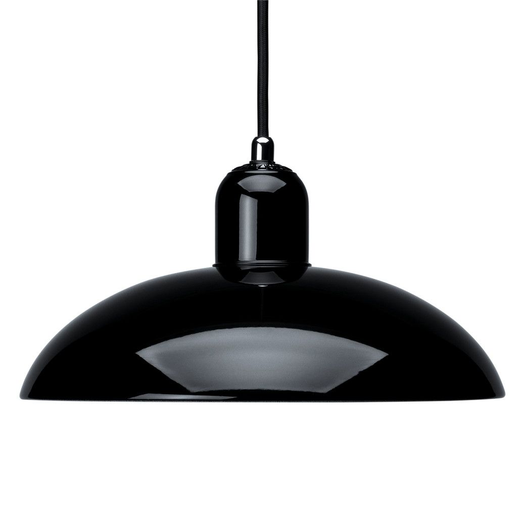 Fritz Hansen - Kaiser Idell Pendel 6631-P Blank Sort -  fra Lampeexperten