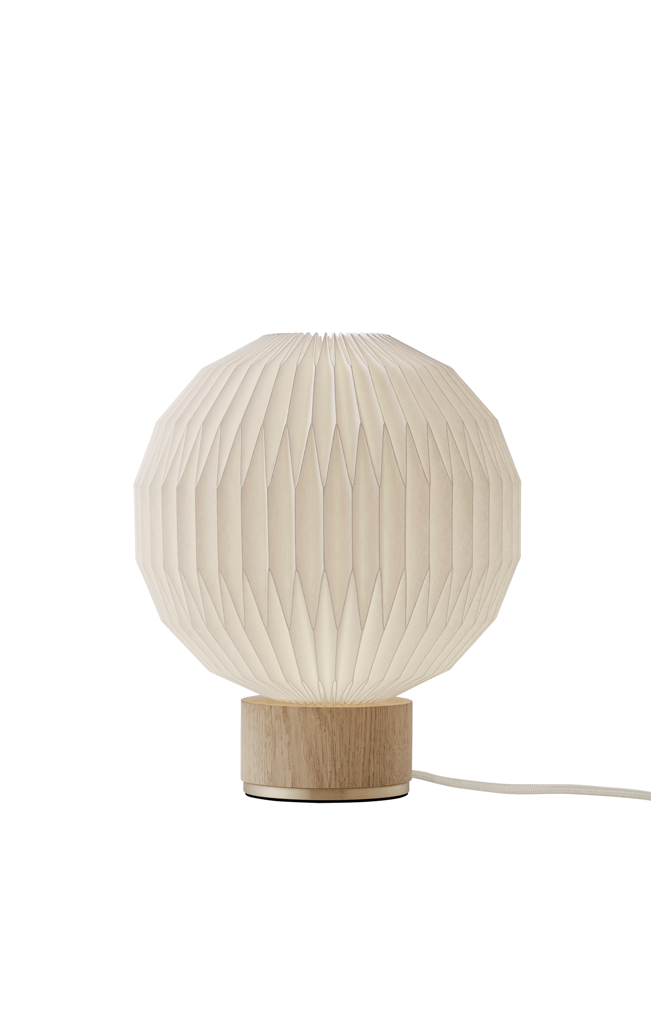 375 bordlampe fra Le Klint med papir