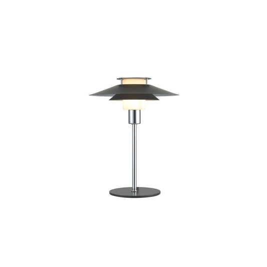 Halo Design - Rivoli Bordlampe Ø24 Sort/Krom fra Lampeexperten