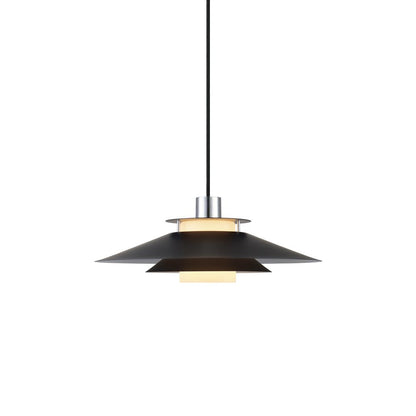 Halo Design - Rivoli Pendel Ø40 Sort/Krom fra Lampeexperten