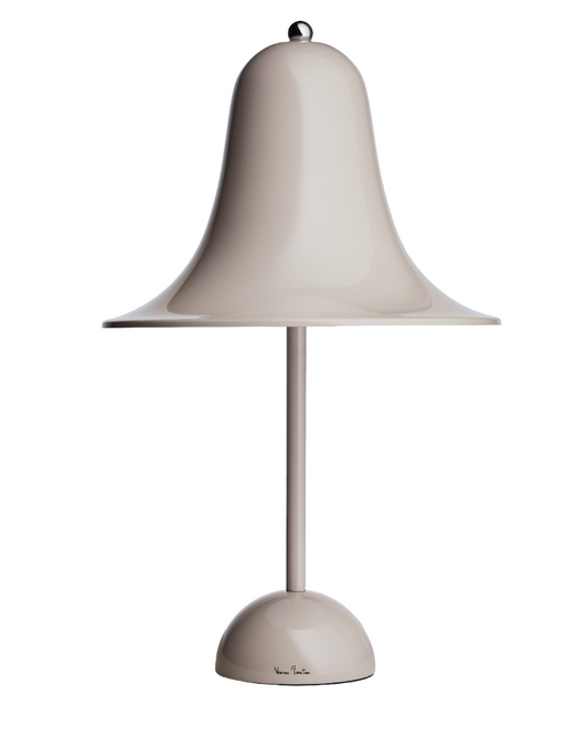 Verpan - Pantop Bordlampe Sand Grå  fra Lampeexperten