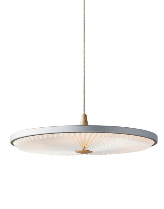 Le Klint - Soleil Pendel Silver Cloud Ø50 m. Folieskærm Lys Eg