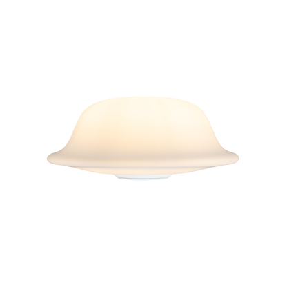 Umage - Butler - hvid opal glas - lampeskærm - bord- og gulvversionfra Lampeexperten