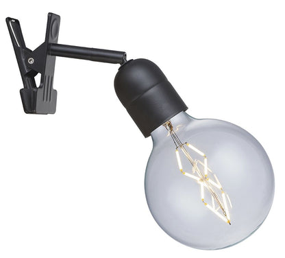 Halo Design - Elegance Clip-On Lampe Sort fra Lampeexperten