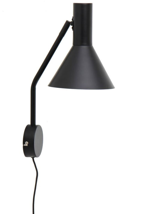 FRANDSEN - Lyss væglampe - mat sort fra Lampeexperten
